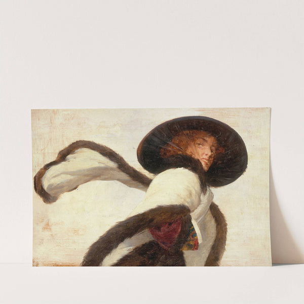 Femme à l'écharpe by Anonymous