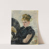 Femme À L’éventail (1876) by Berthe Morisot