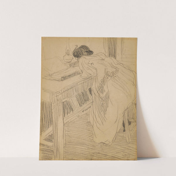 Femme à sa table (1900) by Raoul Dufy