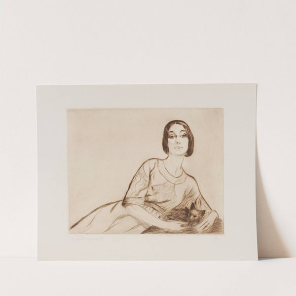 Femme allongée (1912) by Raphael Schwartz