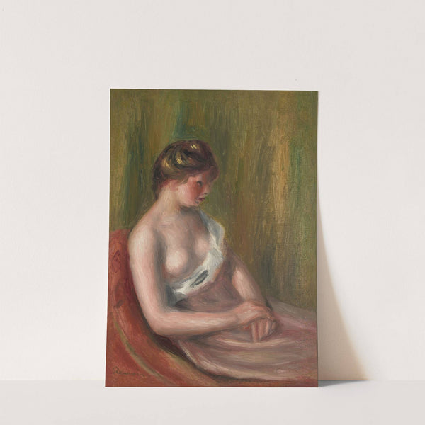 Femme assise by Pierre-Auguste Renoir