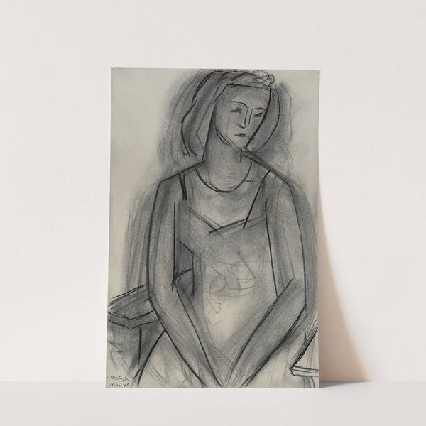 Femme assise (Lucienne Bernard) (1946) by Henri Matisse