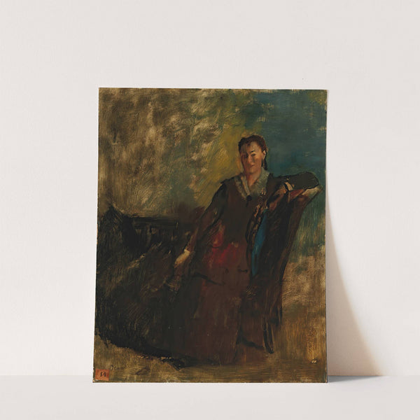 Femme assise sur un canapé (1868-72) by Edgar Degas