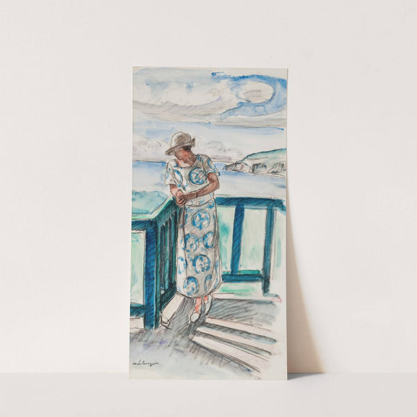 Femme au balcon by Henri Lebasque