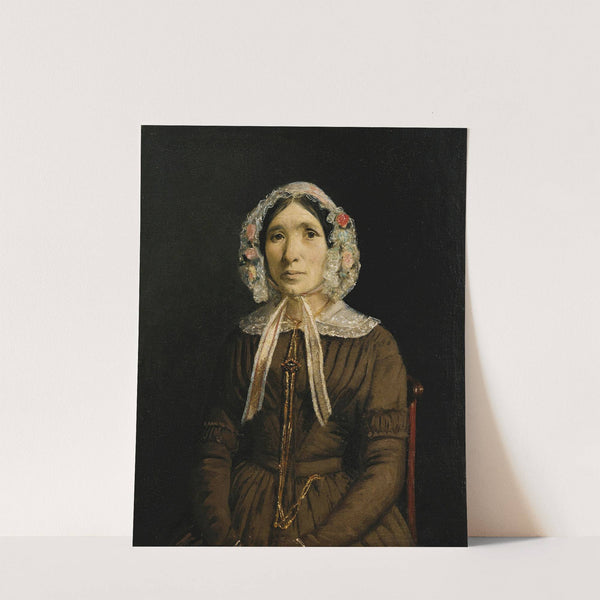 Femme au bonnet de dentelle by Jean-Baptiste-Camille Corot