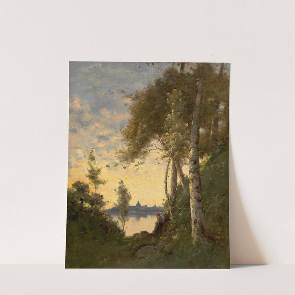 Femme au bord de l’eau by Paul Désiré Trouillebert