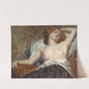Femme au buste dénudé allongée by Alys Prat