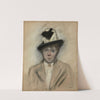 Femme au chapeau (circa 1879) by Jean-Louis Forain