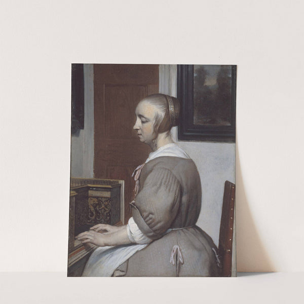 Femme au virginal by Gabriel Metsu