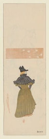 Femme avec pèlerine (1895)