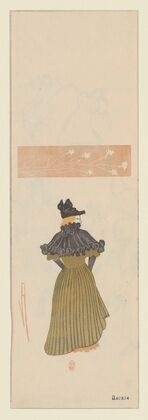 Femme avec pèlerine (1895)