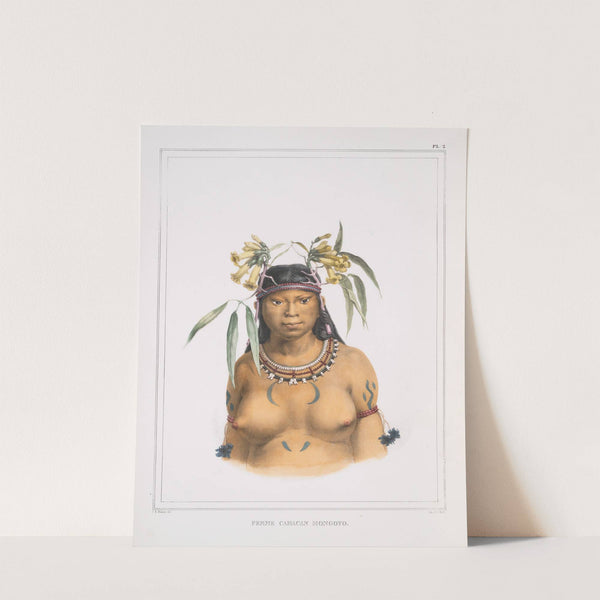 Femme Camacan Mongoyo by Jean Baptiste Debret