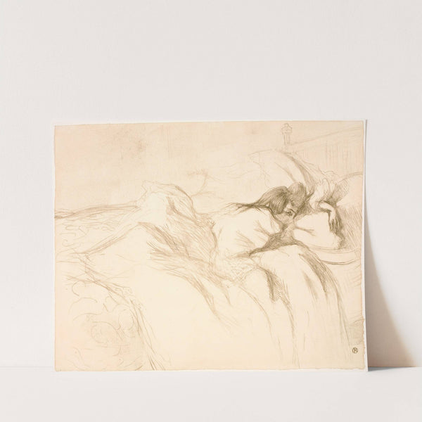 Femme Couchée, Réveil by Henri de Toulouse-Lautrec