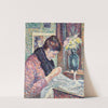 Femme cousant (1893) by Maximilien Luce