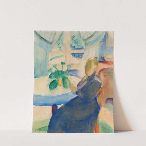 Femme dans un intérieur by Ferdinand Schirren