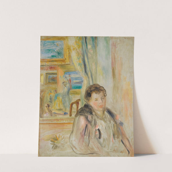 Femme Dans Un Intérieur by Pierre-Auguste Renoir