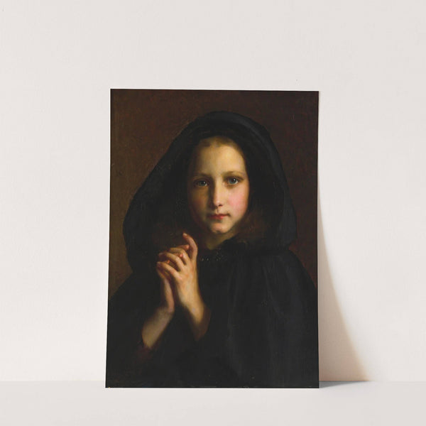 Femme Dans Un Manteau by Etienne Adolphe Piot