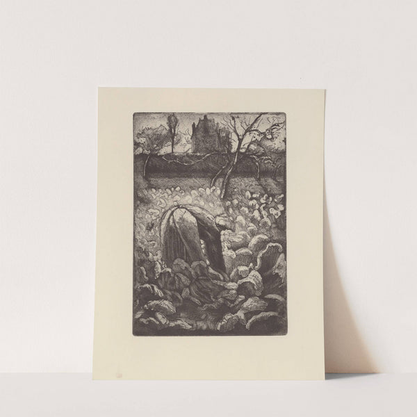 Femme dans un potager (1880) by Camille Pissarro