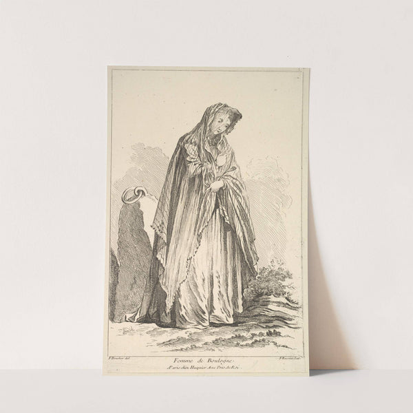 Femme de Boulogne, plate 9 (18th century) by François Boucher