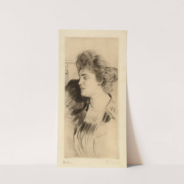 Femme de profil by Paul César Helleu