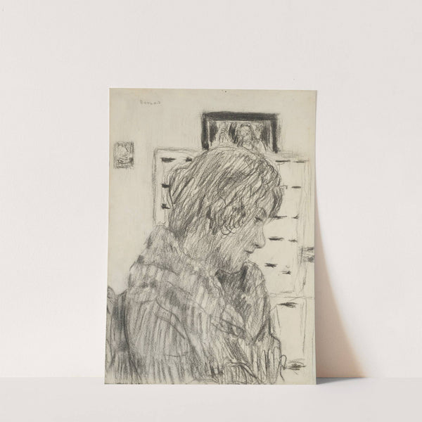 Femme de profil (Renée Monchaty) by Pierre Bonnard