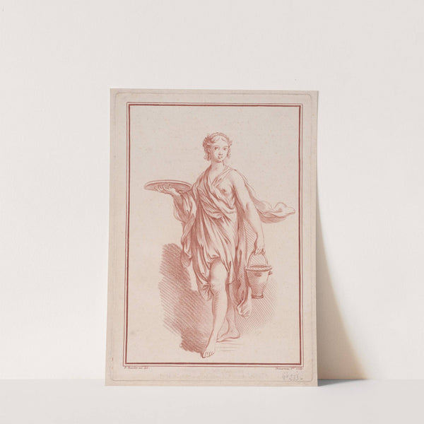 Femme drapée by Gilles Demarteau the Elder