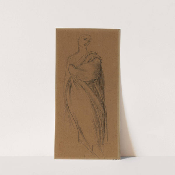 Femme drapée, debout, de face by Pierre Puvis de Chavannes