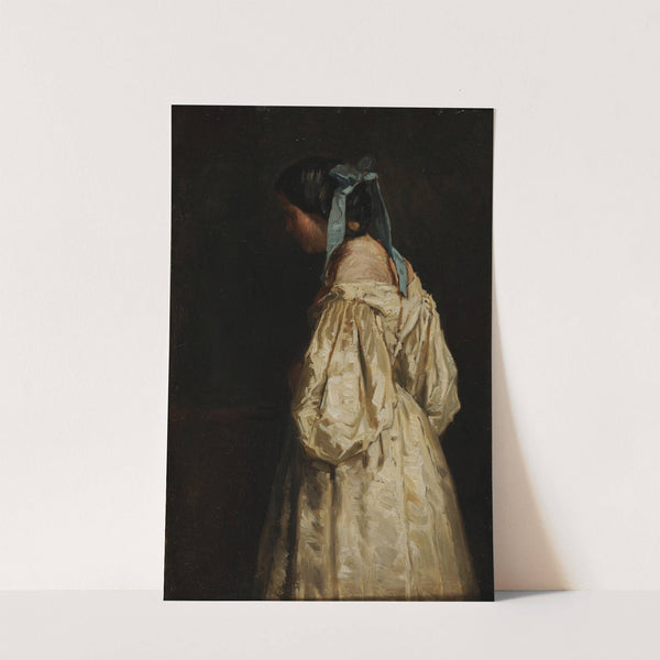 Femme en blanc (1865) by François Bonvin