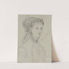 Femme, en buste de trois-quarts, avec coiffe de dentelle (1867) by Anaïs Colin-Toudouze