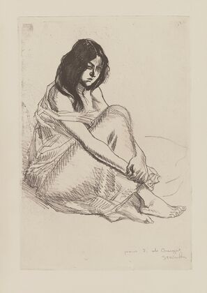 Femme en chemise, assise (1914)