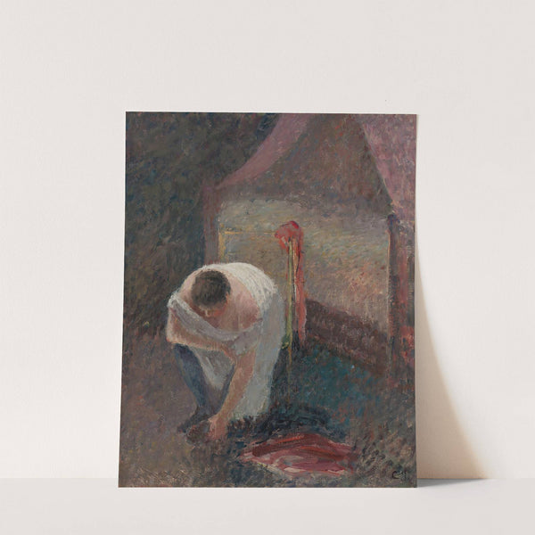Femme En Chemise Près D’un Lit (circa 1896) by Camille Pissarro