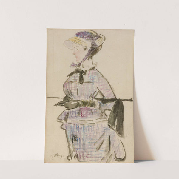 Femme en Costume de Voyage (1880) by Édouard Manet