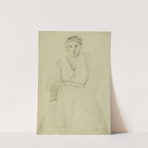 Femme en costume régional by Arthur-Joseph Gueniot