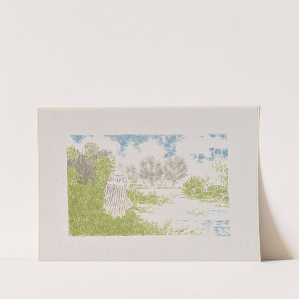 Femme en robe à rayures (1898) by Ker-Xavier Roussel