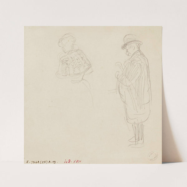 Femme et vieillard (1895 - 1905) by Frédéric Houbron