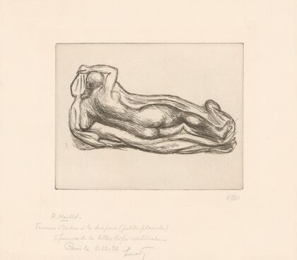 Femme étendue à la draperie (1926) — size preview