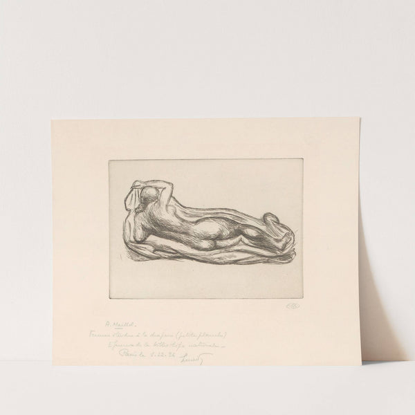 Femme étendue à la draperie (1926) by Aristide Maillol