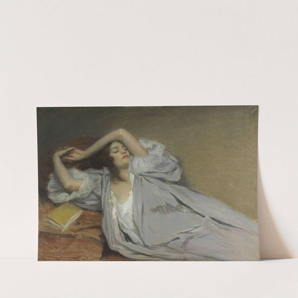 Femme étendue sur un divan (1899) by Victor Prouvé