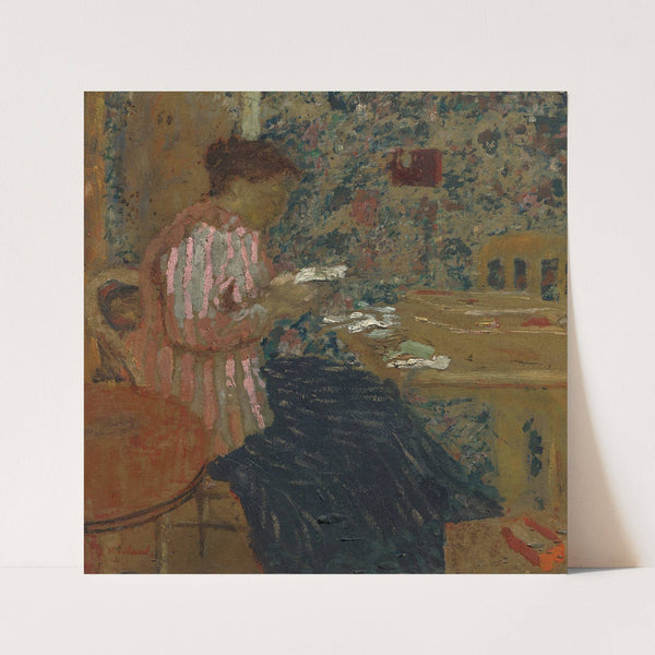 Femme lisant (circa 1895) by Édouard Vuillard