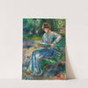 Femme Lisant Sur Un Banc by Pierre-Auguste Renoir