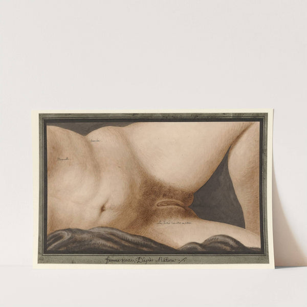 Femme noire, d’après nature by Jean Jacques Lequeu