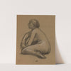 Femme nue accroupie by Pierre Puvis de Chavannes