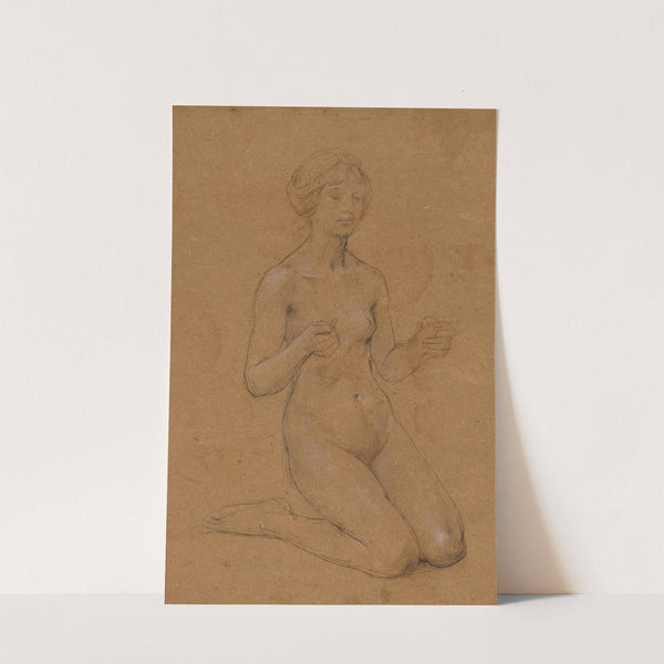 Femme nue agenouillée by Luc-Olivier Merson