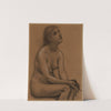 Femme nue assise by Pierre Puvis de Chavannes