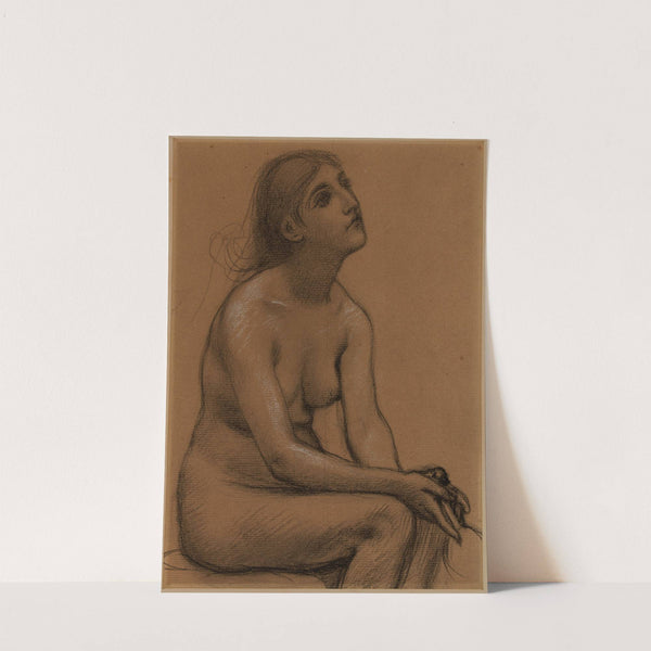Femme nue assise by Pierre Puvis de Chavannes