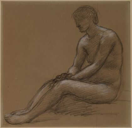 Femme nue assise (1892-1894)