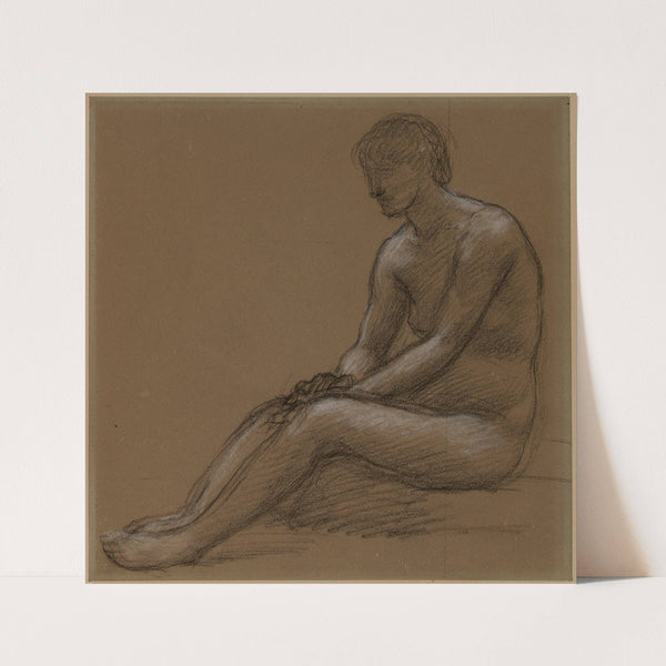 Femme nue assise (1892-1894) by Pierre Puvis de Chavannes