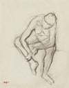 Femme nue, assise