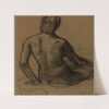 Femme nue, assise, de dos (1863) by Pierre Puvis de Chavannes