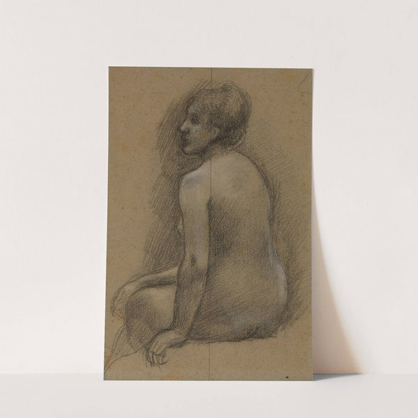 Femme nue assise de dos (1888-1891) by Pierre Puvis de Chavannes